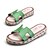 cheap Women&#039;s Sandals-Women&#039;s Shoes Microfibre Platform Slippers / Round Toe / Open Toe Sandals Dress Black / Brown / Green / White