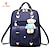 cheap Backpacks &amp; Bookbags-Women&#039;s Bags PU(Polyurethane) Backpack Ruffles Light gray / Royal Blue / Lavender