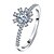 cheap Rings-925 Sterling Silver Women Jewelry High Quality Flower Ring with Cubic Zirconia Setting Perfect Gift For Girls