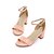 cheap Women&#039;s Sandals-Women&#039;s Leatherette Spring / Summer / Fall Chunky Heel Buckle Black / Beige / Pink