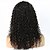 olcso Valódi hajból készült, rögzíthető parókák-Emberi haj Csipke Csipke eleje Paróka Göndör 130% 150% Sűrűség 100% kézi csomózású Afro-amerikai paróka Természetes hajszálvonal Rövid