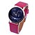 cheap Fashion Watches-Women&#039;s Wrist Watch Quartz Hot Sale PU Band Analog Charm Fashion Black / White / Red - Stripe Light Pink Leopard / Stainless Steel