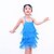 cheap Latin Dancewear-Latin Dance Dress Tassel Tier Crystals / Rhinestones Women&#039;s Performance Sleeveless Natural Lycra / Cheerleader Costumes / Clubwear / Modern Dance / Jazz / Ballroom