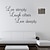 cheap Wall Stickers-Live Simply Wall Stickers Removable Decorative Creative Home Decals Adesivo De Parede Wallpapers