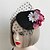 abordables Tocado de Boda-imitación de tela de encaje perla sombreros tocado estilo femenino clásico