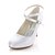cheap Wedding Shoes-Women&#039;s Stiletto Heel Wedding Dress Party &amp; Evening Buckle Stretch Satin Summer White