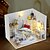 cheap Décor &amp; Night Lights-Dream princess room Manual assembly room villa house model children gifts Lights Lamp LED