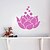 cheap Wall Stickers-4100 Fasional Flower Lotus DIY Art Wall Sticker For Vinilos Paredes Vinyl Removable Paper Home Decor