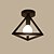 tanie Lampy sufitowe-22CM projektanci Lampy sufitowe Metal Malowane wykończenia Rustykalny 110-120V / 220-240V / E26 / E27