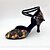 olcso Báli cipők és modern tánccipők-Női Latin cipő Modern cipő Báli Szamba cipők Otthoni Teljesítmény Gyakorlat Szandál Magassarkúk Tűsarok Fém csat Fekete / Professzionális