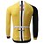 cheap Men&#039;s Clothing Sets-XINTOWN Men&#039;s Long Sleeve Cycling Jersey - Black Yellow Bike Jersey Top Breathable Quick Dry Ultraviolet Resistant Sports Winter Elastane Terylene Clothing Apparel / Stretchy