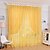 baratos Cortinas Transparentes-Sheer Curtains Shades Um Painel W99cm×L200cm Amarelo / Sala de Estar