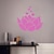 cheap Wall Stickers-4100 Fasional Flower Lotus DIY Art Wall Sticker For Vinilos Paredes Vinyl Removable Paper Home Decor