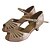 cheap Latin Shoes-Women&#039;s Dance Shoes Latin Shoes Salsa Shoes Sandal Customized Heel Customizable Black / Beige / Sparkling Glitter / Indoor / Performance / Satin / Practice
