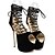 cheap Women&#039;s Sandals-Women&#039;s Shoes Fleece Stiletto Heel  Peep Toe / Platform Sandals Dress Silver / Gold