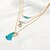 cheap Necklaces-Women&#039;s Tassel Beads Layered Necklace - Tassel Blue Necklace Jewelry For