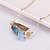 preiswerte Halsketten-Damen Kristall Geometrisch Anhängerketten - Blau Modische Halsketten Für Hochzeit, Party, Alltag