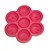 cheap Cake Molds-Flexible Cute Smiling Face Design 7-Grid Ice Cube Tray Mould for Your Summer(Random Color)