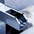 זול ברזים לחדר האמבטיה-חדר רחצה כיור ברז - מפל מים / LED כרום רכוב על סיפון חור ידית אחת אחת
