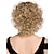 Χαμηλού Κόστους Συνθετικές Trendy Περούκες-Συνθετικές Περούκες Σγουρά Σγουρά Περούκα Ξανθό Κοντό Ξανθό Συνθετικά μαλλιά Γυναικεία Ξανθό StrongBeauty