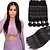 cheap Natural Color Hair Weaves-4 Bundles Peruvian Hair Straight Virgin Human Hair 210 g Natural Color Hair Weaves / Hair Bulk 8-26 inch Human Hair Weaves Human Hair Extensions / 10A