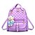 cheap Backpacks &amp; Bookbags-Women&#039;s Bags PU Tote Backpack School Bag Shoulder Bag for Shopping Casual Outdoor All Seasons Purple Fuchsia Pink Wine Royal Blue