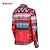 abordables Vêtements de cyclisme pour femmes-TASDAN Women&#039;s Long Sleeve Cycling Jersey Winter Fleece 100% Polyester Plaid / Checkered Plus Size Bike Jersey Top Mountain Bike MTB Road Bike Cycling Windproof Breathable Quick Dry Sports Clothing