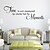 cheap Wall Stickers-Decorative Wall Stickers - Words &amp; Quotes Wall Stickers People / Animals / Still Life Living Room / Bedroom / Bathroom / Removable