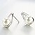 cheap Earrings-Women&#039;s Stud Earrings - Pearl, Silver White For
