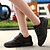 cheap Women&#039;s Sneakers-Women&#039;s Outdoor Athletic Casual Summer Winter Lace-up Flat Heel Comfort Ankle Strap Tulle Black / White Black Gray