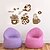 cheap Wall Stickers-Fresh Rustic Small Flower Bonsai Wall Stickers Plant Sofa Decoration Window Stickers Gass Applique