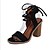 cheap Women&#039;s Sandals-Women&#039;s Shoes Chunky Heel Slingback / Ankle Strap Sandals Outdoor / Dress / Casual Black / Brown / Red
