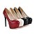cheap Women&#039;s Heels-Women&#039;s Dress Party &amp; Evening Summer Stiletto Heel Leatherette Black White Red