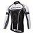 ieftine Seturi de îmbrăcăminte pentru bărbați-XINTOWN Bărbați Manșon Lung Jerseu Cycling - Negru Rosu Bicicletă Jerseu Respirabil Uscare rapidă Rezistent la Ultraviolete Iarnă Sport Elastan Modă Îmbrăcăminte / Strech