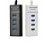 baratos Fichas &amp; Terminais-USB de alta velocidade 3.0 hub 4-port com indicador
