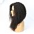 זול פאות שיער אדם-שיער אנושי תחרה מלאה / חזית תחרה פאה Kinky Curly 130% / 150% צְפִיפוּת שיער טבעי / פאה אפרו-אמריקאית / 100% קשירה ידנית קצר / בינוני /