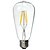 baratos Lâmpadas-1pç Lâmpadas de Filamento de LED 400 lm E26 / E27 ST64 4 Contas LED COB Impermeável Decorativa Branco Quente 220-240 V / 1 pç / RoHs
