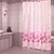 cheap Shower Curtains-Four-color Printing Peach Thick Waterproof Mildew Shower Curtain