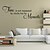 cheap Wall Stickers-Decorative Wall Stickers - Words &amp; Quotes Wall Stickers People / Animals / Still Life Living Room / Bedroom / Bathroom / Removable
