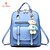 cheap Backpacks &amp; Bookbags-Women&#039;s Bags PU(Polyurethane) Backpack Ruffles Light gray / Royal Blue / Lavender