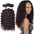 cheap Natural Color Hair Weaves-3pcs lot 8 26 unprocessed brazilian virgin hair natural black color afro deep curly human hair weave