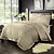 cheap Duvet Covers-Yarn Dyed Poly Silk Bamboo cotton Jacquard Bedding Set Gold 1 duvet cover and 2pillow case