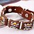 cheap Men&#039;s Bracelets-Men&#039;s Leather Bracelet Fashion Leather Bracelet Jewelry Black / Brown For Party Daily