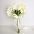cheap Artificial Flower-Artificial Wedding Flowers Whtie Roses and Hydrangea Bouquets