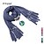 cheap Necklaces-D Exceed Women&#039;s Gift Multicolor Polyester Winter Tassels Scarf Necklace With Crystal Pendant Jewelry Scarves