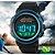 cheap Watches-SKMEI® Men&#039;s Digital Silicone Band 30m Water-resisstant Multi-Functional Dual Time Zones Sports Watch Cool Watch Unique Watch