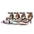 cheap Women&#039;s Heels-Women&#039;s Spring / Summer / Fall Stiletto Heel D&#039;Orsay &amp; Two-Piece Dress Party &amp; Evening Office &amp; Career Split Joint Leatherette White / Purple / Light Green / 3-4