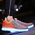 cheap Men&#039;s Sneakers-Men&#039;s Comfort Shoes Tulle Spring / Fall Slip Resistant Orange / Red / Green / Athletic / Lace-up / Light Up Shoes