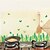 cheap Wall Stickers-Grass Butterfly Leaves Skirting Line Vinyl Removable Sticker Kids Room Home Decor Art Diy Wall Stickers Decal Wall Paper
