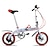 billige Sykler-Folding Bike / Kids&#039; Bike Cycling 6 Speed 14 Inch SHIMANO Double Disc Brake Ordinary Folding Aluminium Alloy